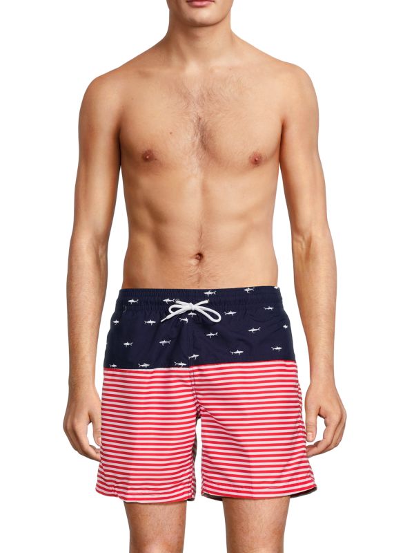 Trunks Surf + Swim Sano Striped Swim Shorts